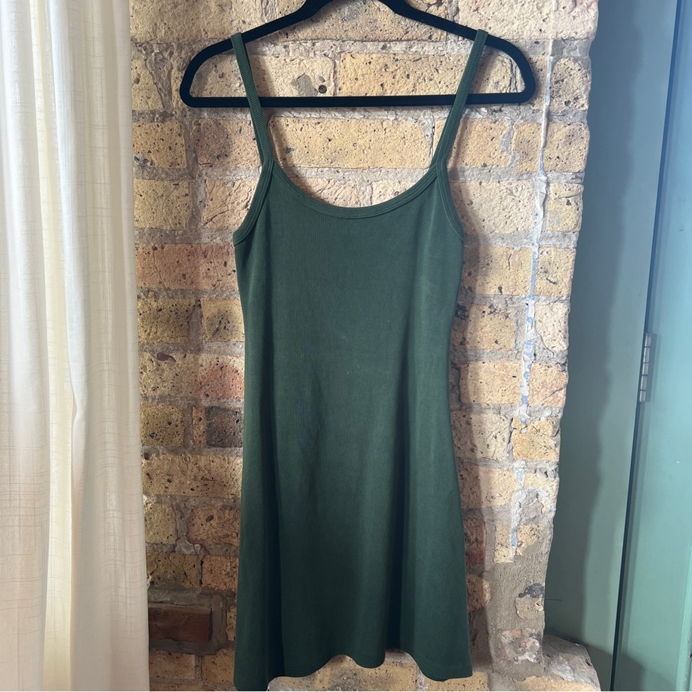 Los Angeles apparel green mini dress